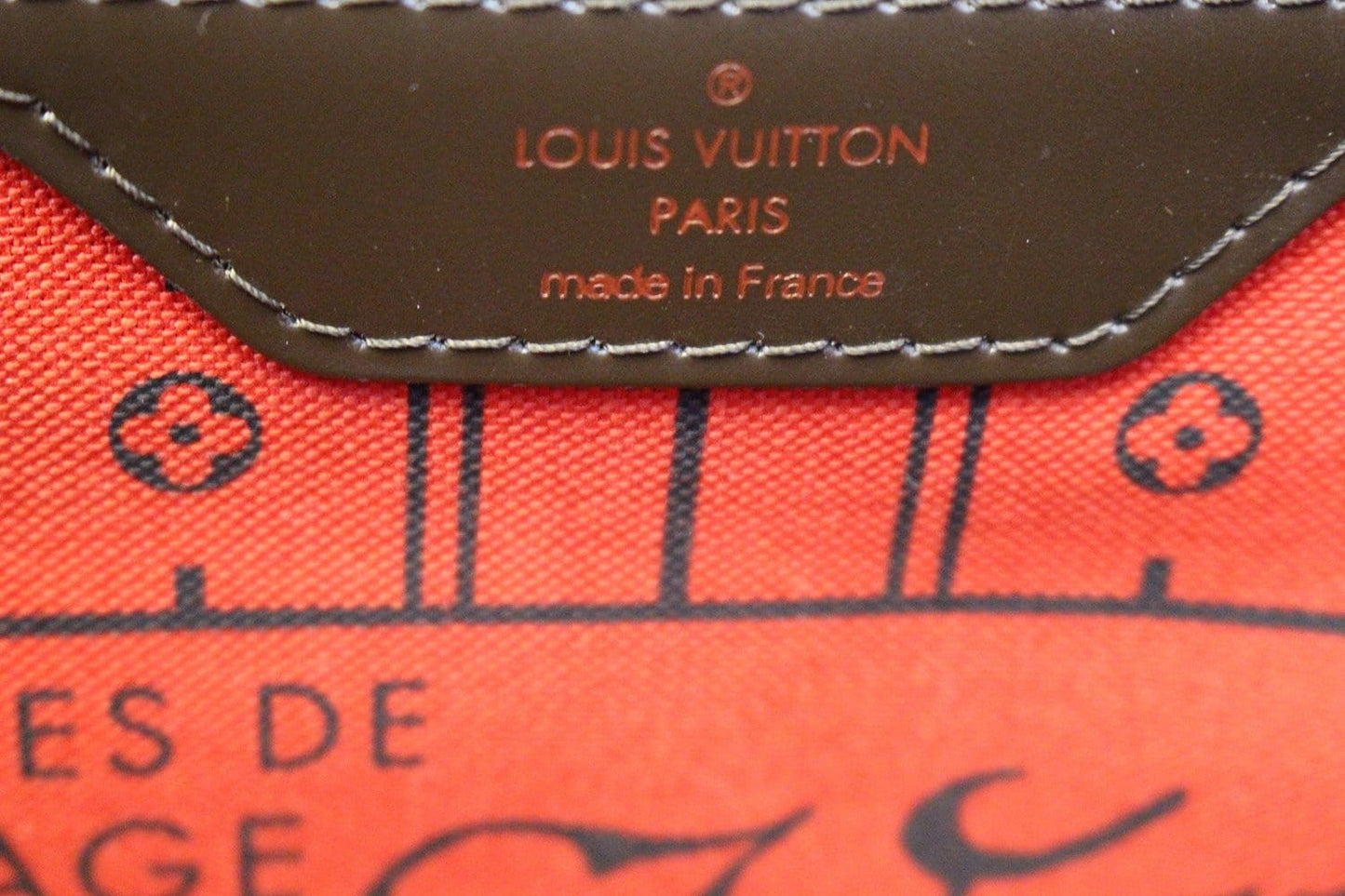 LOUIS VUITTON Damier Ebene Neverfull GM Brown Tote Bag