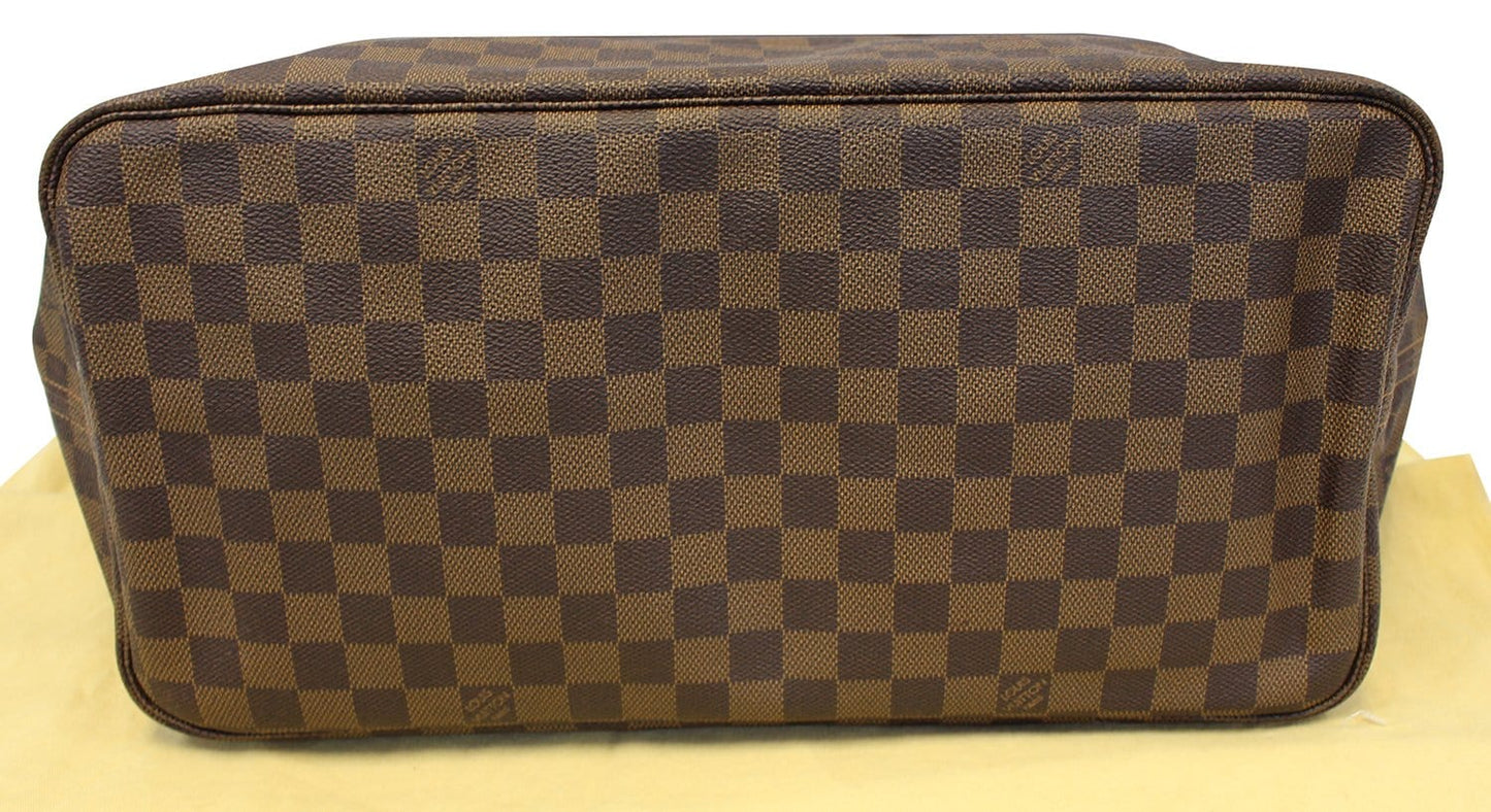 LOUIS VUITTON Damier Ebene Neverfull GM Brown Tote Bag