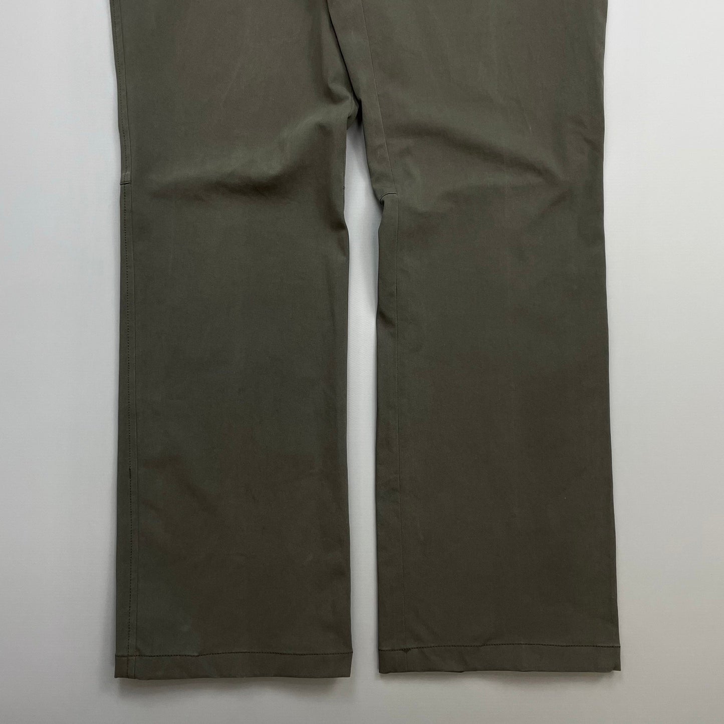 Prada Sport Grey 00s Wide Leg Adjustable Waist Tro rs