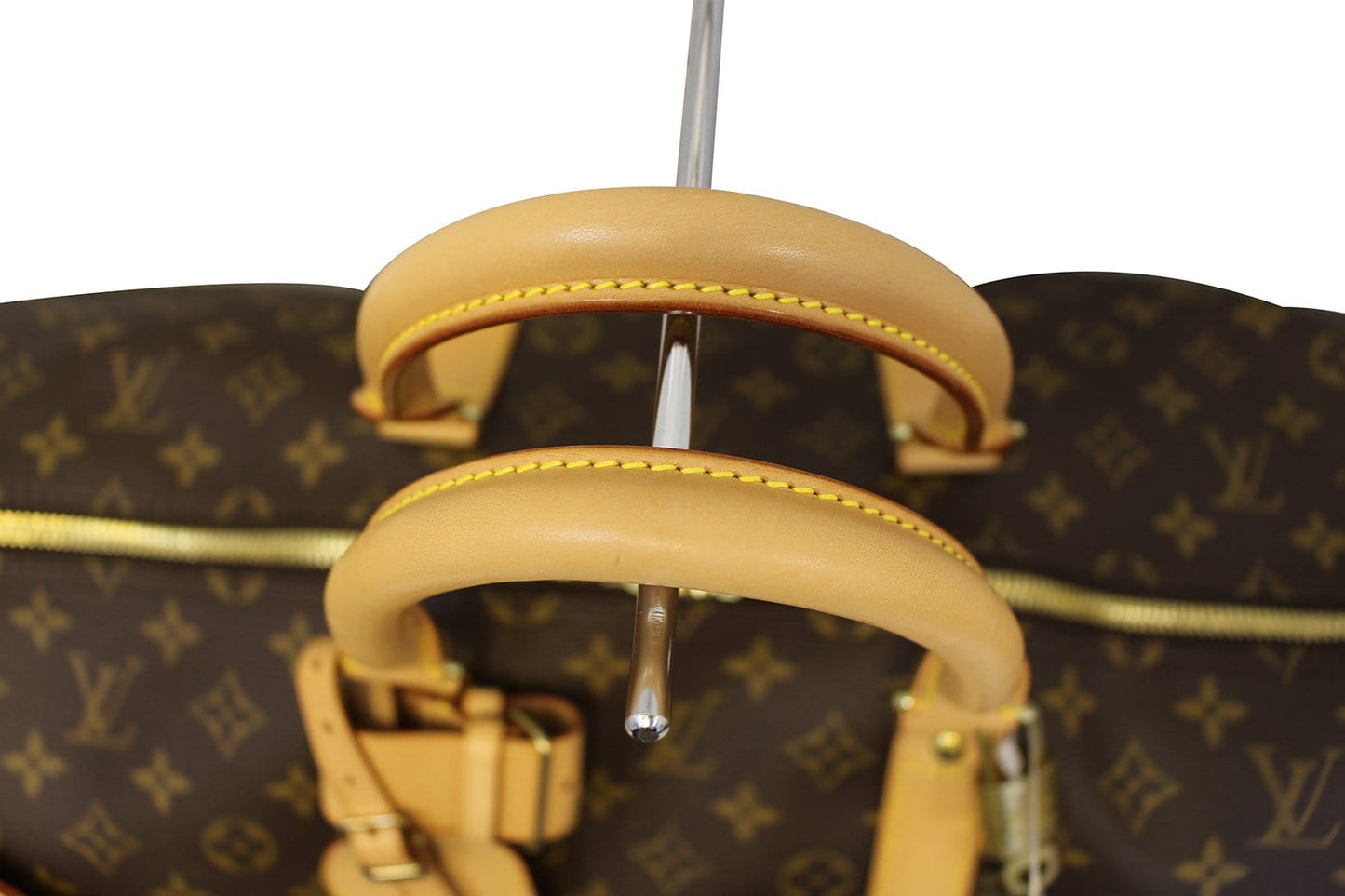 LOUIS VUITTON Monogram Canvas Keepall Bandouliere 55 Travel Bag