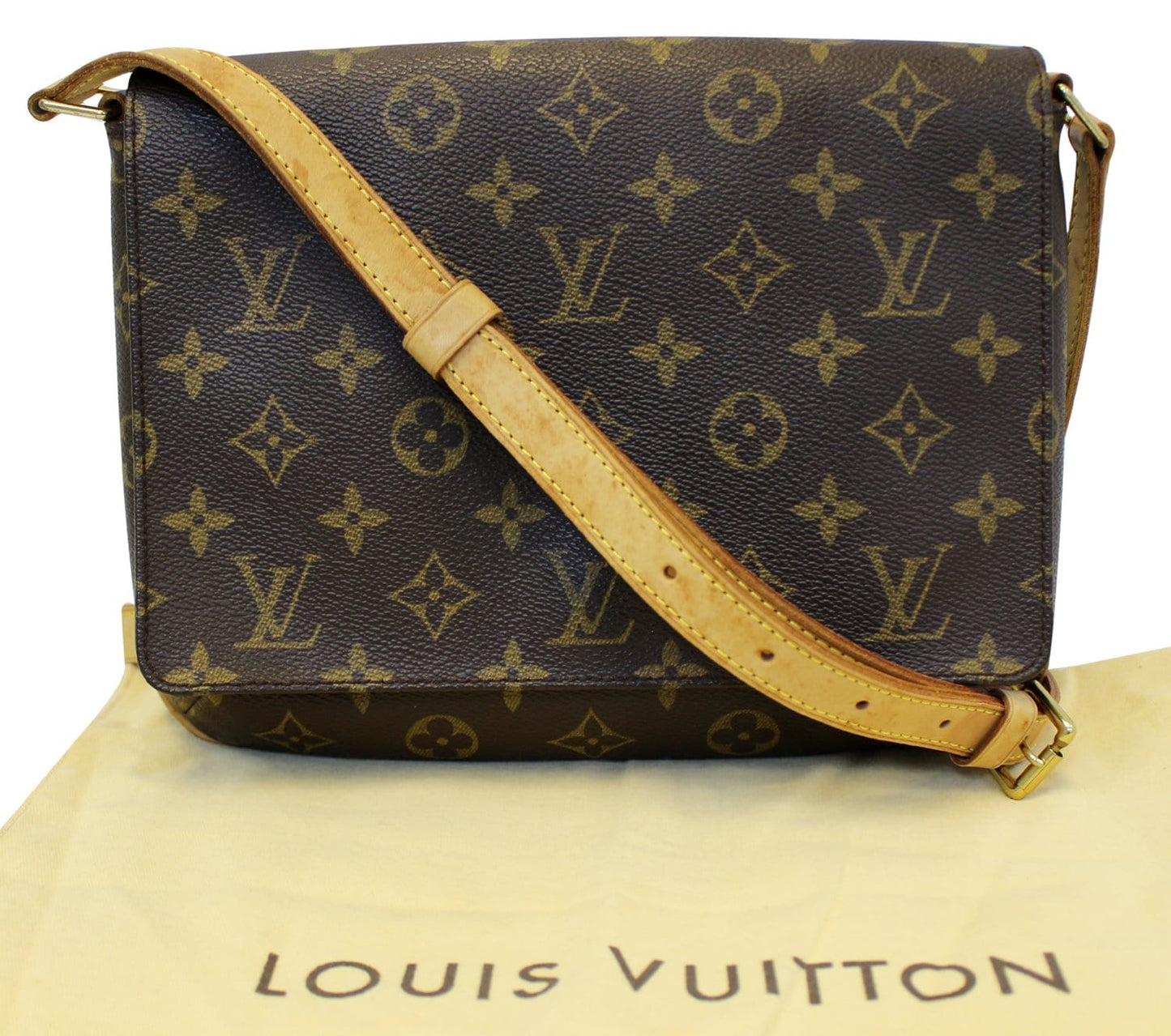 LOUIS VUITTON Monogram Canvas Mtte Tango Crossbody Bag