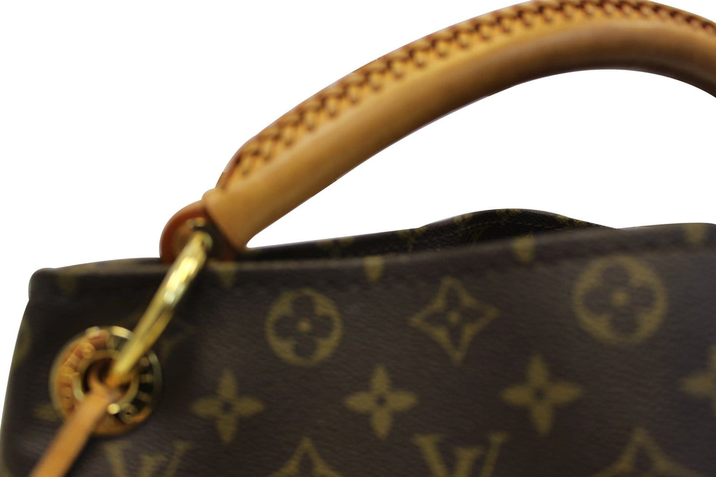 LOUIS VUITTON Monogram Canvas Artsy MM Brown Shoulder Bag
