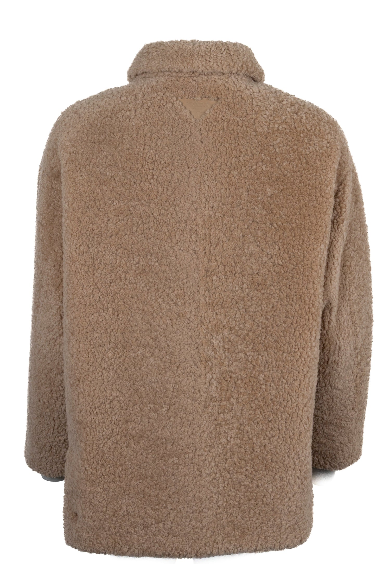 PRADA Oversize Jacket Shearling Beige