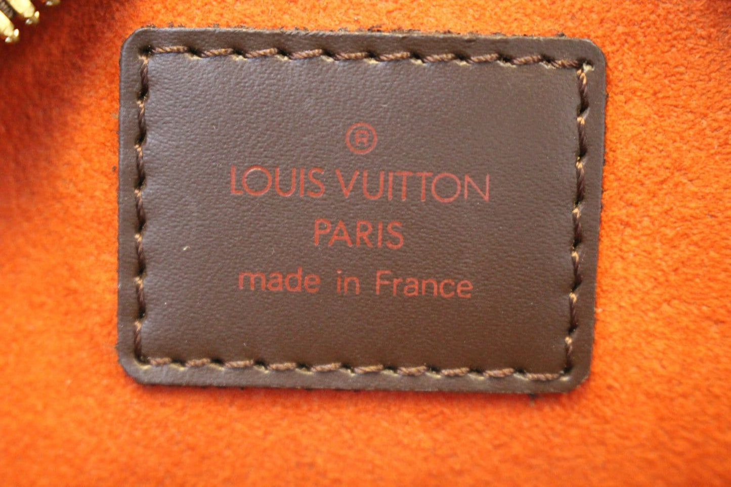 LOUIS VUITTON Damier Ebene Ipanema PM Brown Crossbody Bag