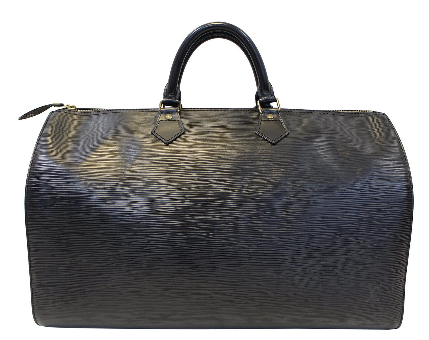 LOUIS VUITTON Speedy   Epi Leather  40 Black Satchel Bag
