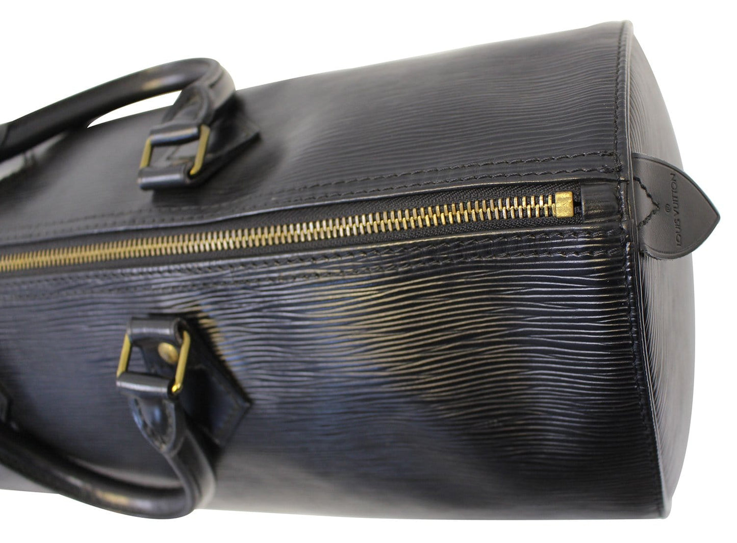 LOUIS VUITTON Speedy   Epi Leather  40 Black Satchel Bag