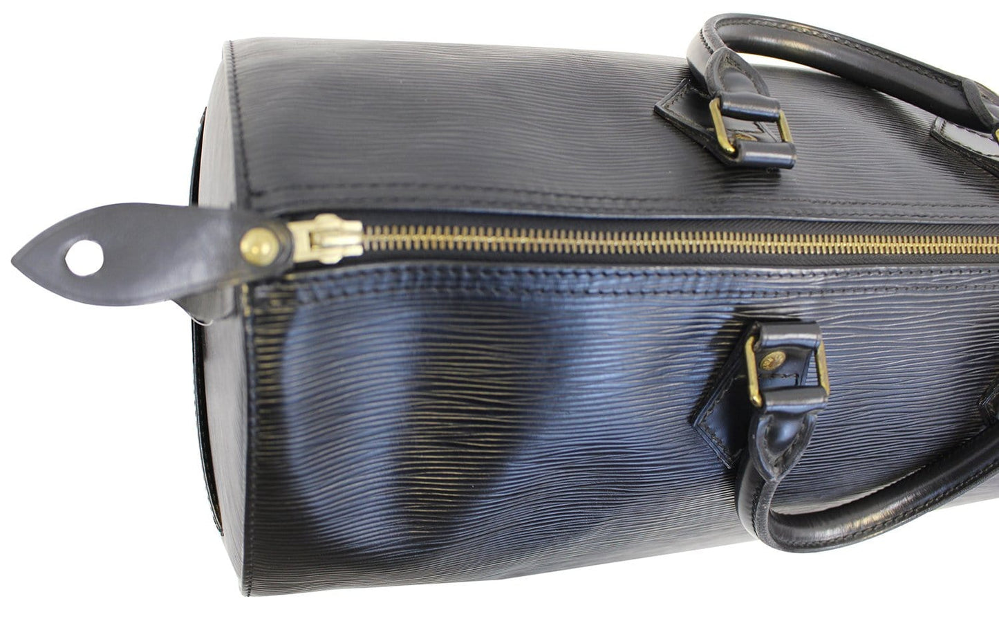 LOUIS VUITTON Speedy   Epi Leather  40 Black Satchel Bag