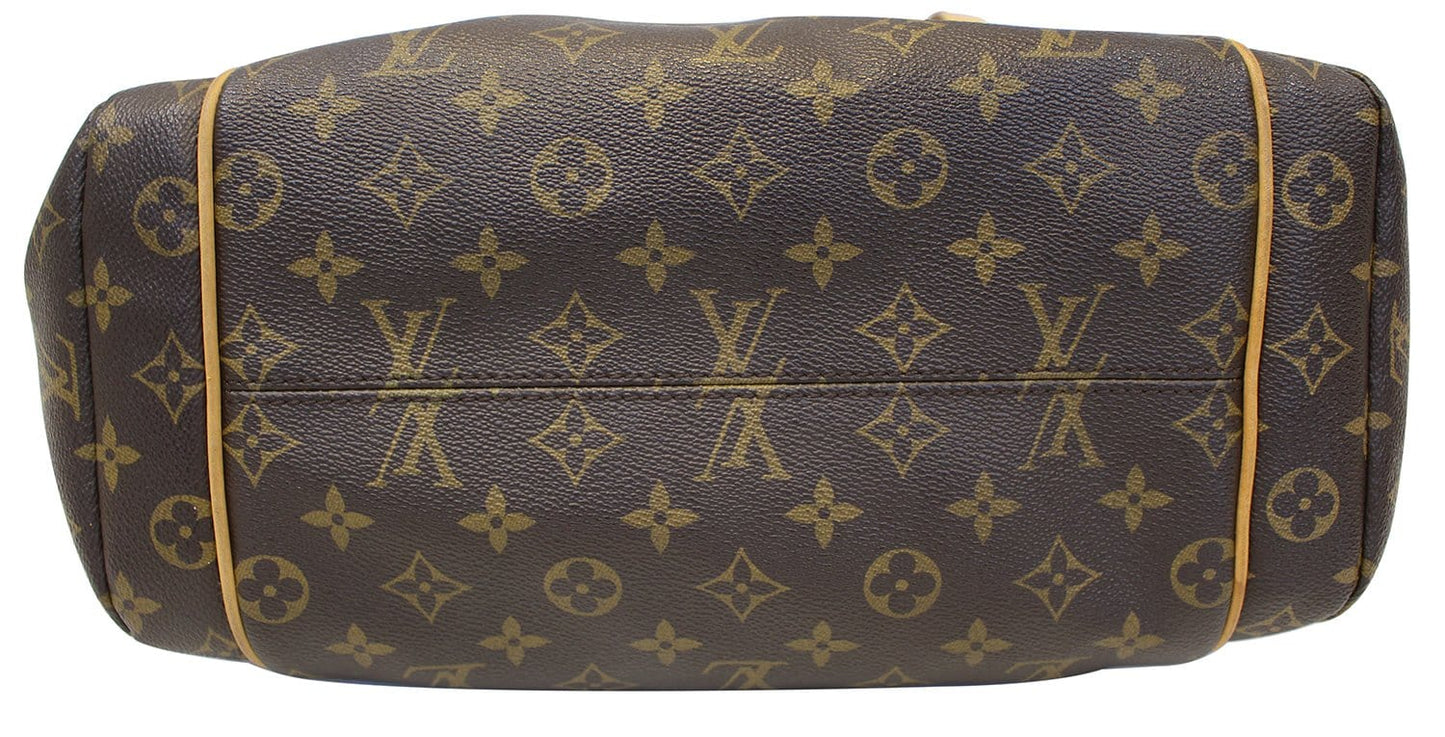 LOUIS VUITTON Shoulder Bag  Monogram Canvas Totally MM Brown