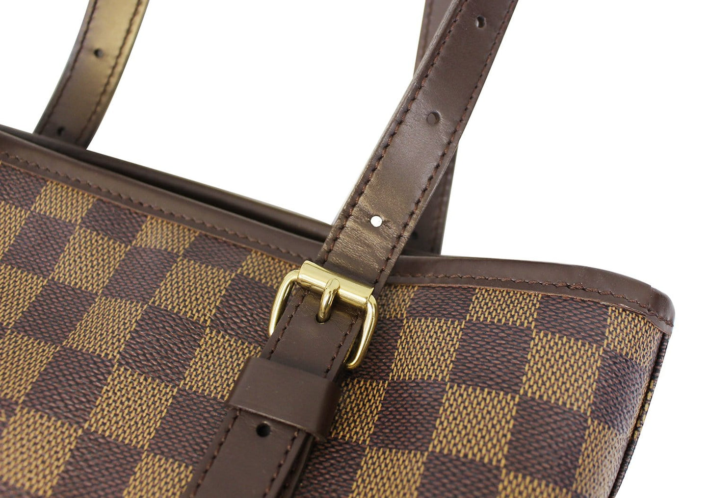 LOUIS VUITTON Damier Ebene Bucket Large Special Order Shoulder Bag