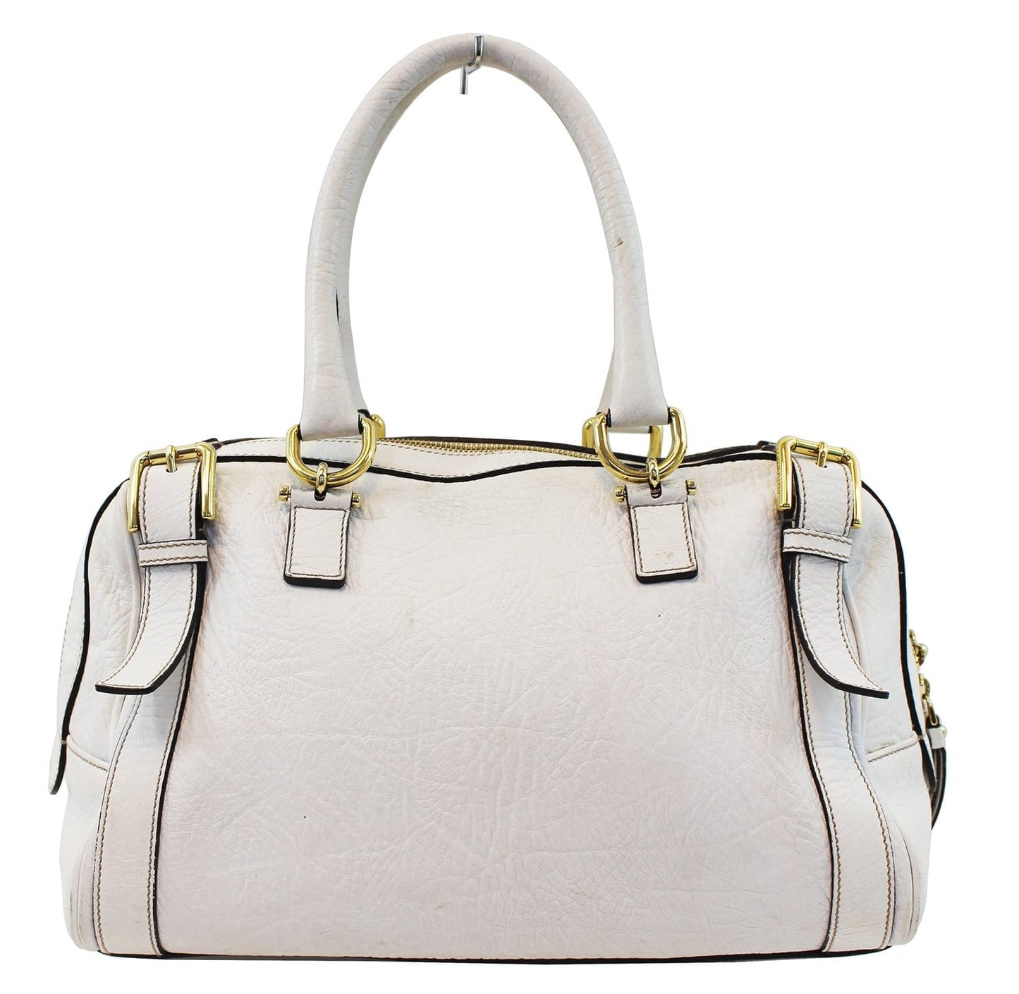 DOLCE & GABBANA Via San Damiano 7 White Shoulder Bag E3563