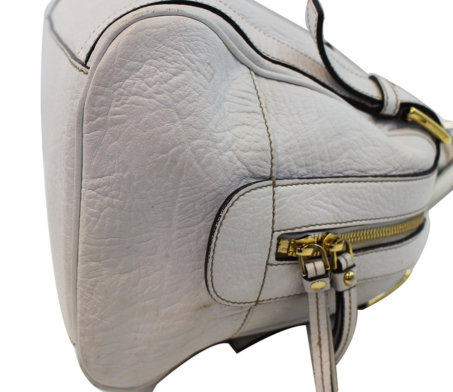DOLCE & GABBANA Via San Damiano 7 White Shoulder Bag E3563