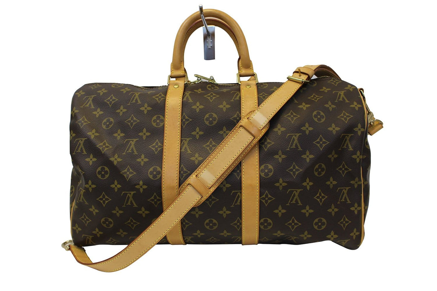 LOUIS VUITTON Monogram Canvas Keepall Bandouliere 45 Travel Bag