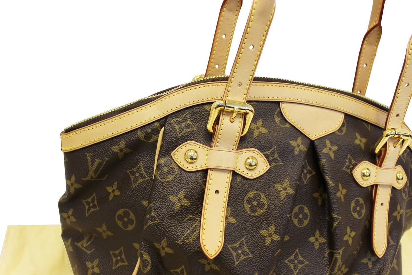 LOUIS VUITTON Monogram Canvas Tivoli GM Brown Satchel Bag