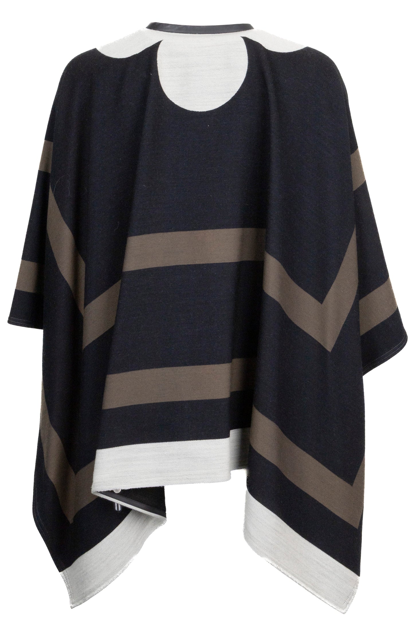 LOUIS VUITTON Cape Wool Leather Black Green