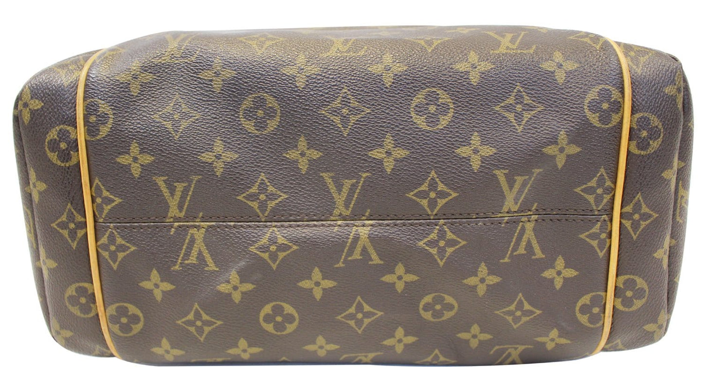 LOUIS VUITTON Monogram Canvas Totally MM Tote Brown Bag