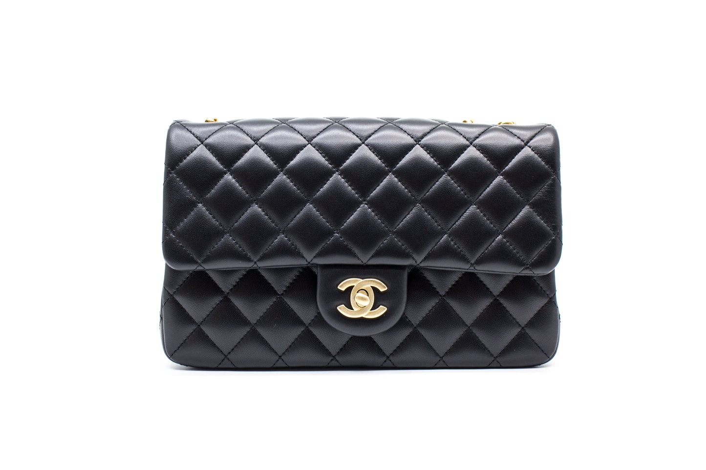 Chanel AS B Chanel S Flap Bag  Black /  Lambskin Shoulder Bags Ghw