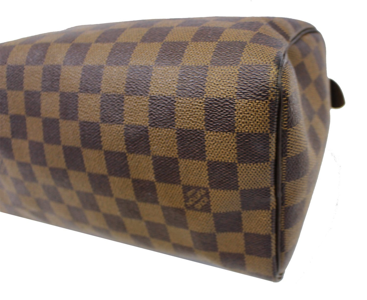 LOUIS VUITTON Damier Ebene Speedy 25 Satchel Brown Bag