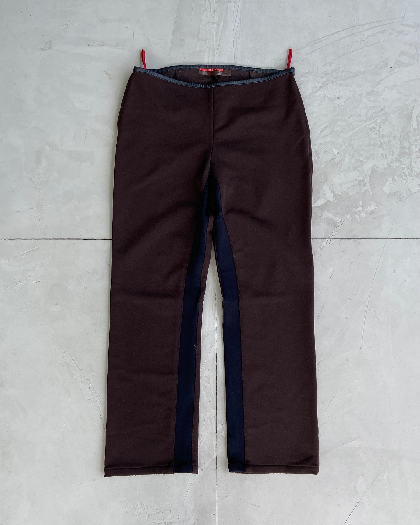 PRADA SPORT FW1999 TWO-TONE BROWN NYLON TRO RS - L