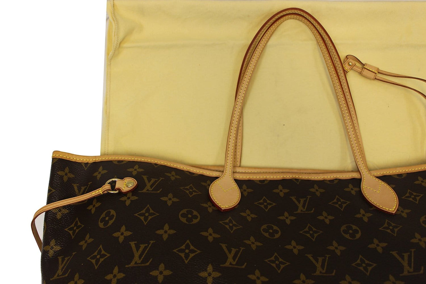 LOUIS VUITTON Monogram Canvas Neverfull GM Brown Tote Bag