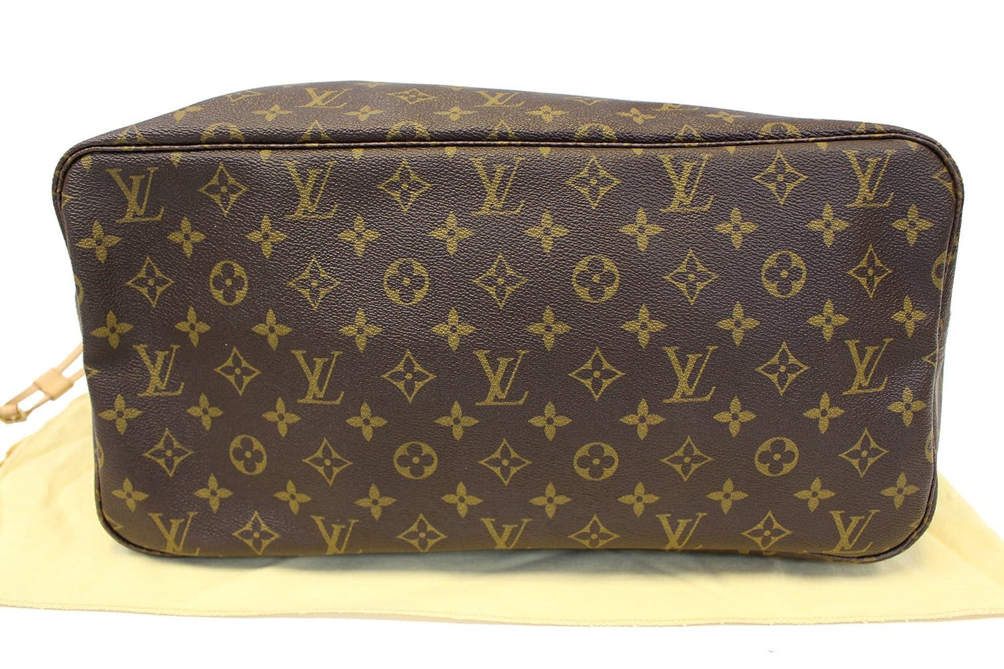 LOUIS VUITTON Monogram Canvas Neverfull GM Brown Tote Bag