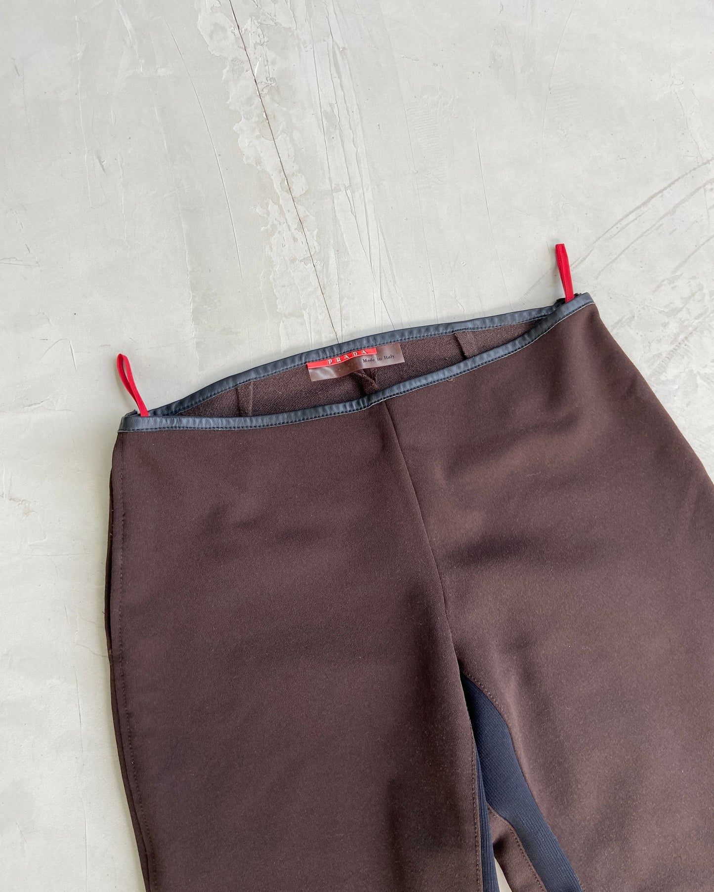 PRADA SPORT FW1999 TWO-TONE BROWN NYLON TRO RS - L