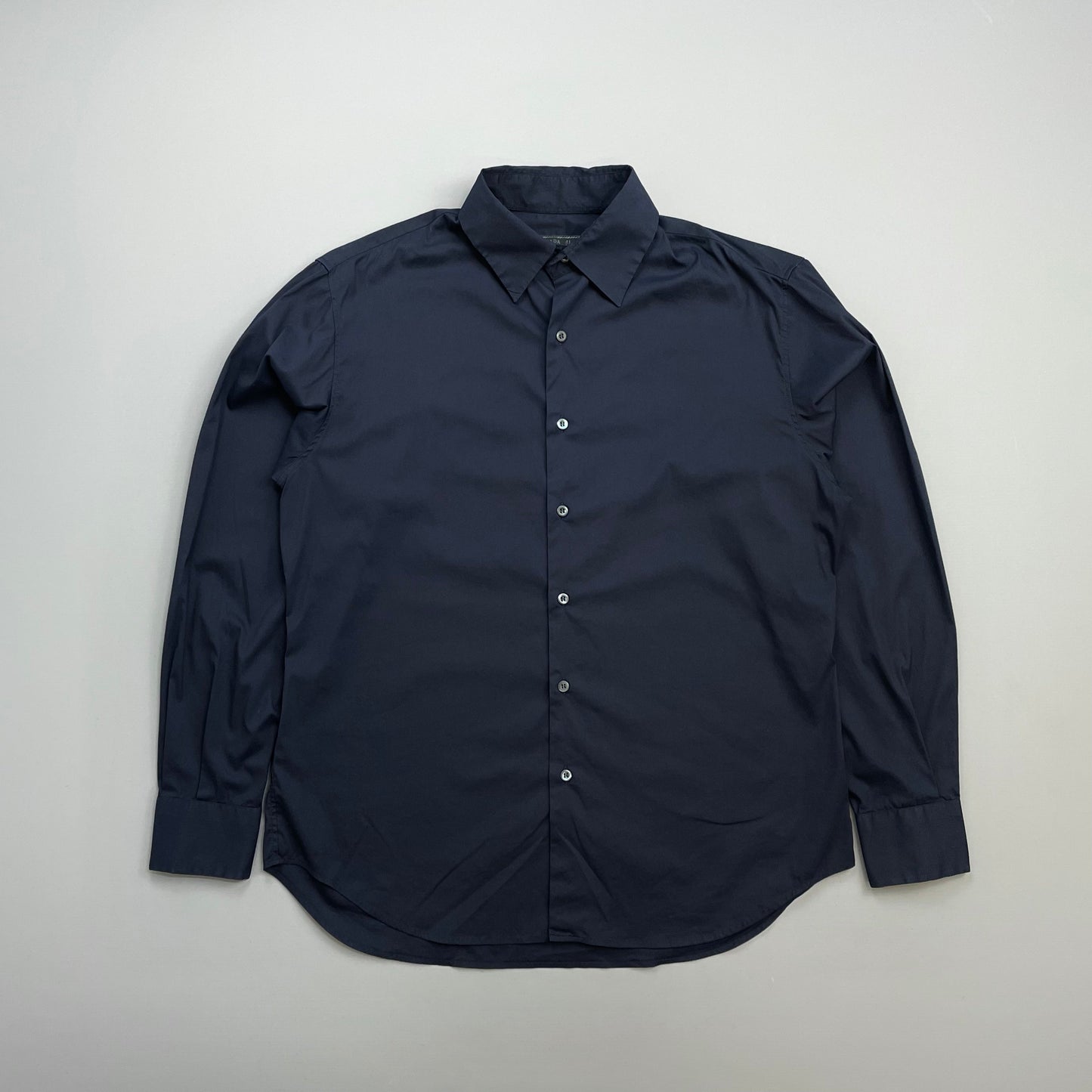 Prada Milano Navy 2000 Formal Shirt