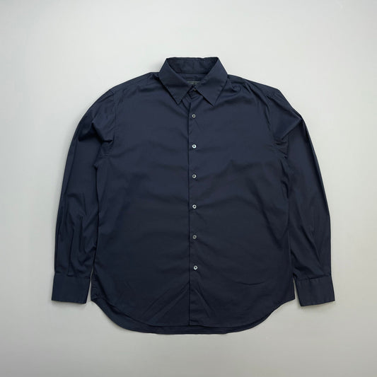 Prada Milano Navy 2000 Formal Shirt