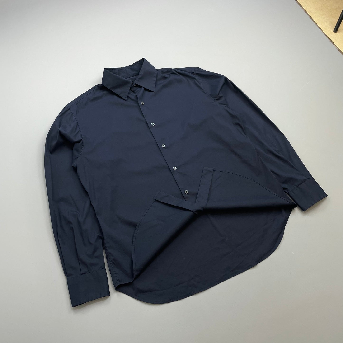 Prada Milano Navy 2000 Formal Shirt