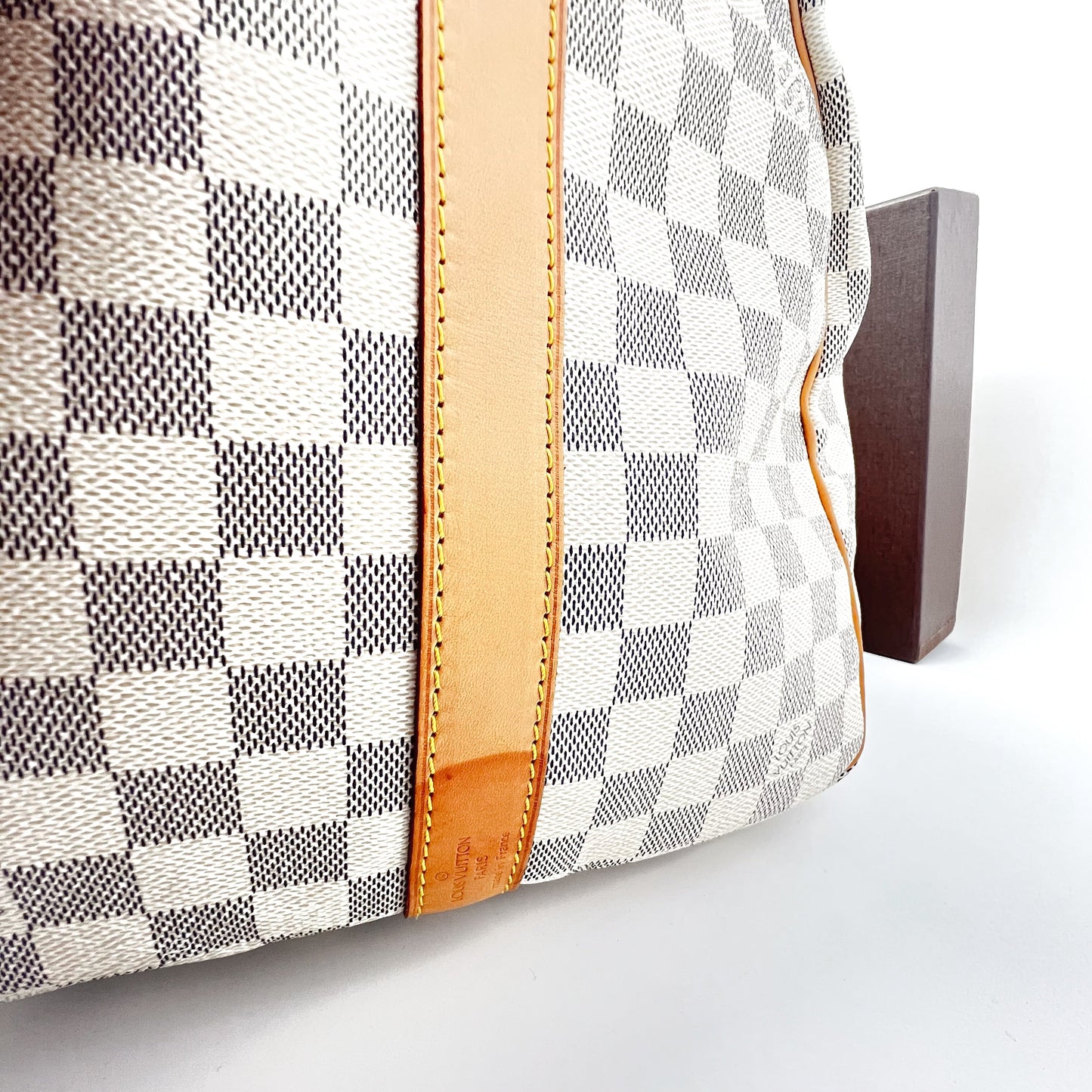 Louis Vuitton Keepall Damier Azur Bandouliere 55 Duffel Bag Luggage