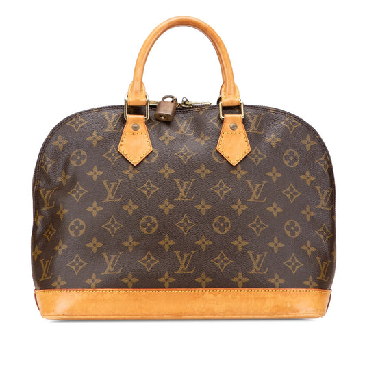 Brown Louis Vuitton Monogram Alma PM Handbag