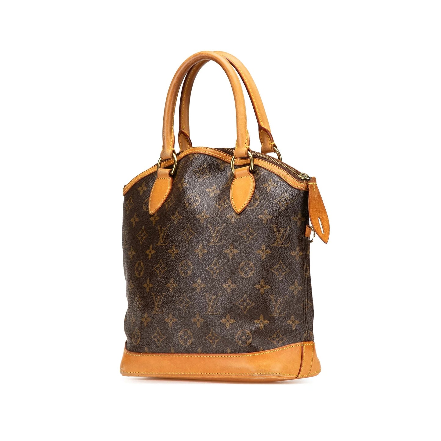 Brown Louis Vuitton Monogram Lockit PM Handbag
