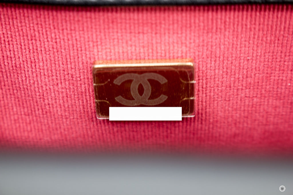 Chanel ASB Mini Flap Bag With Pearl Chain Version Black /  Calfskin CM Shoulder Bags Gbhw