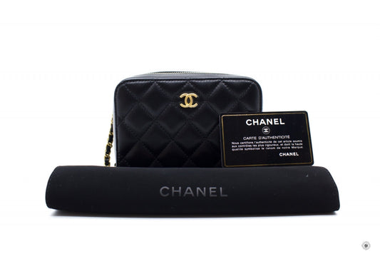 Chanel APB Mini Camera Case Black /  Lambskin Shoulder Bags Gbhw