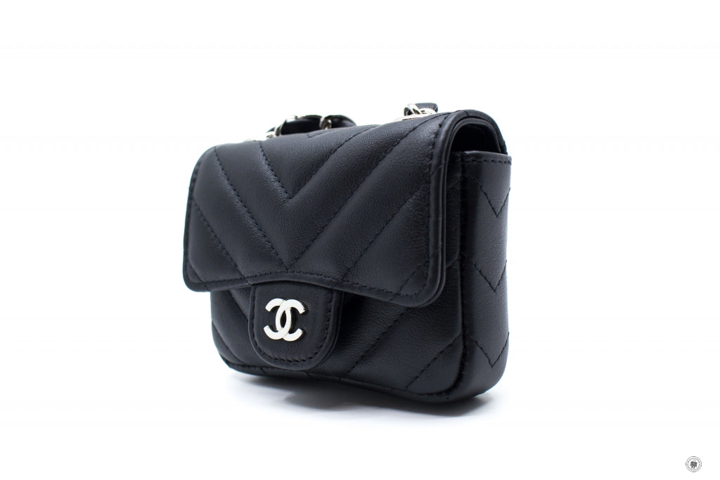 Chanel AP2305B07199 Classic Belt Bag Black   94305 Calfskin Shoulder Bags Shw