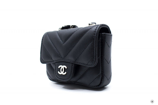 Chanel AP2305B07199 Classic Belt Bag Black   94305 Calfskin Shoulder Bags Shw