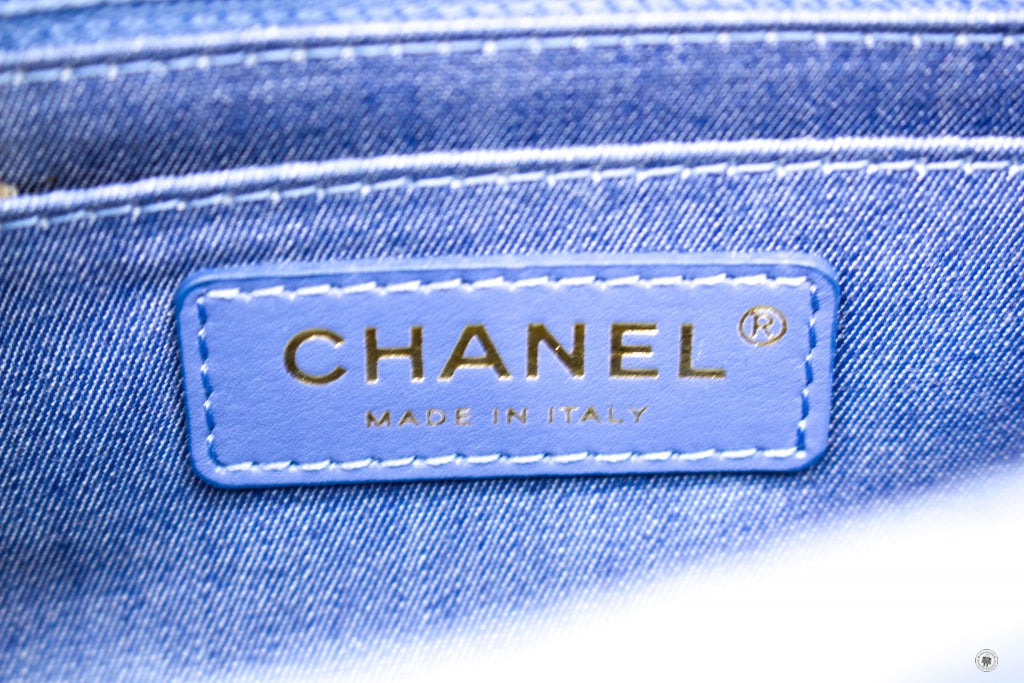 Chanel AS1786B07306 Denim Mini Flap Bag Denim   NG353 Fabric Shoulder Bags Ghw