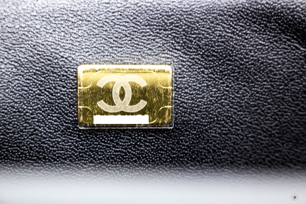 Chanel ASB Mini Flap Bag With Top Handle Black /  Lambskin Shoulder Bags Ghw