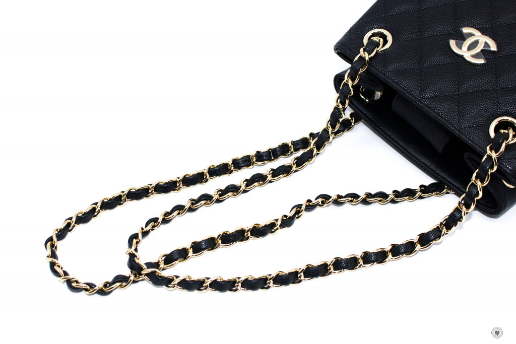 Chanel AS3176Y33352 Bucket Bag Black   94305 Caviar Shoulder Bags Ghw
