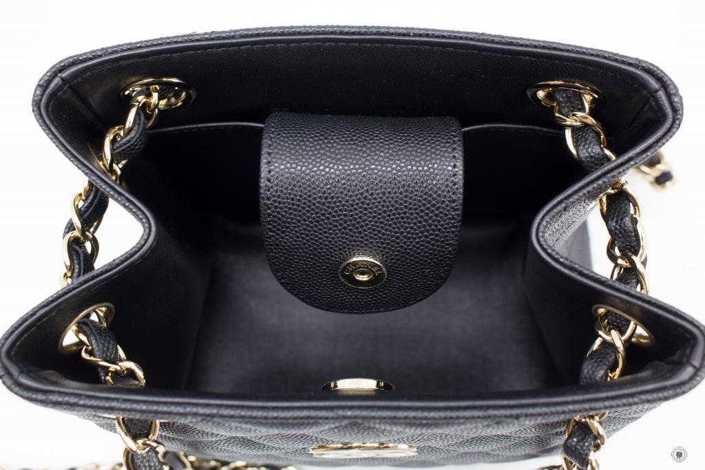 Chanel AS3176Y33352 Bucket Bag Black   94305 Caviar Shoulder Bags Ghw