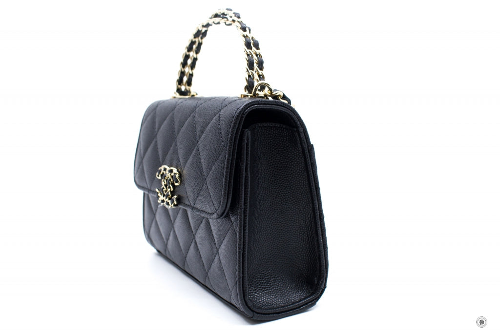 Chanel AP3237 B10307 94305 Clutch With Chain Black   94305 Calfskin Shoulder Bags Ghw
