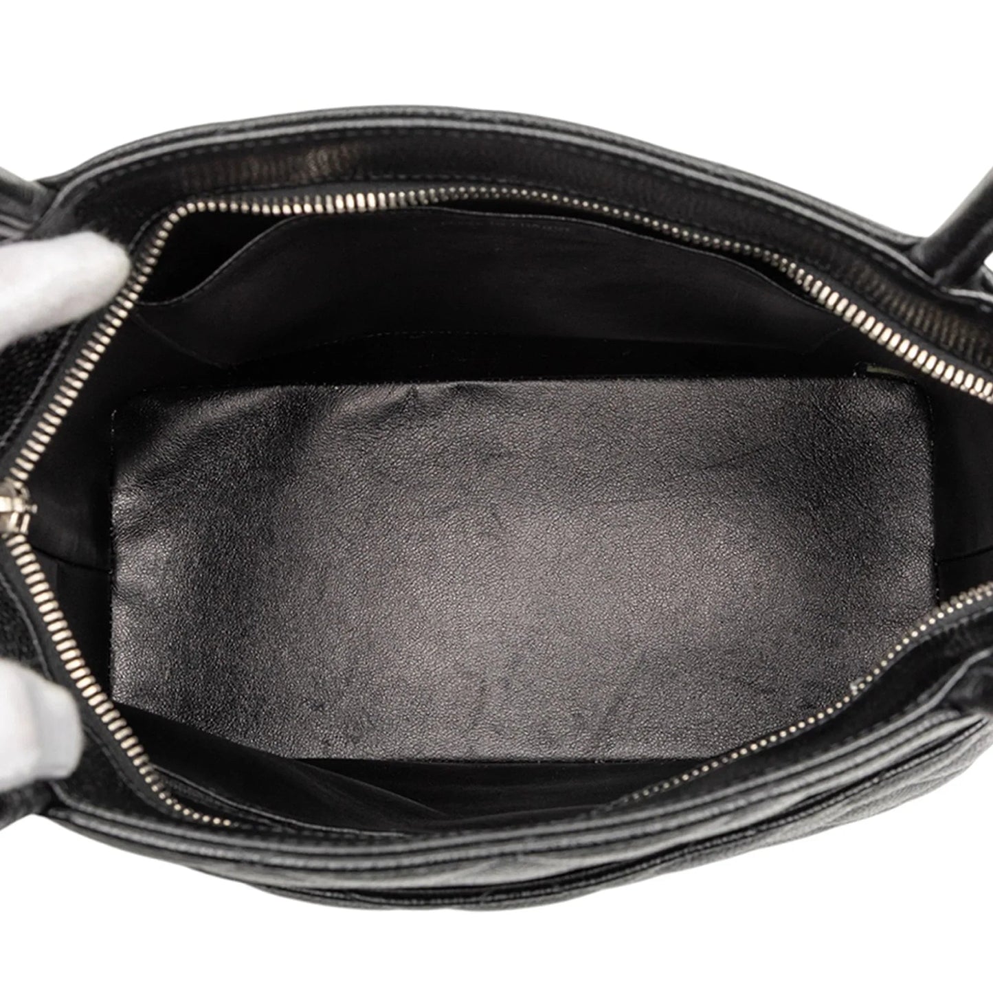 Black Chanel Caviar Medallion Tote