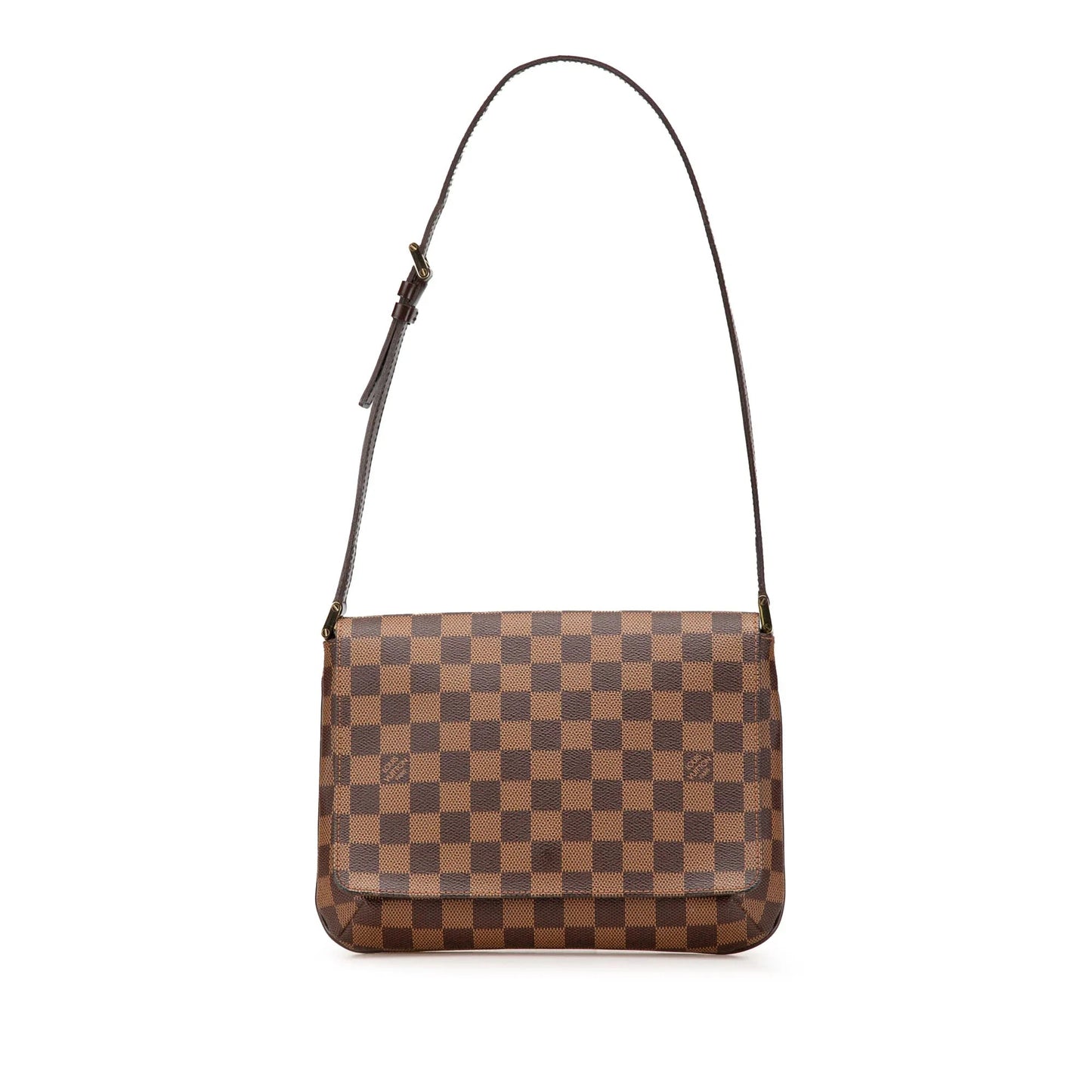 Brown Louis Vuitton Damier Ebene M tte Tango Short Strap Shoulder Bag