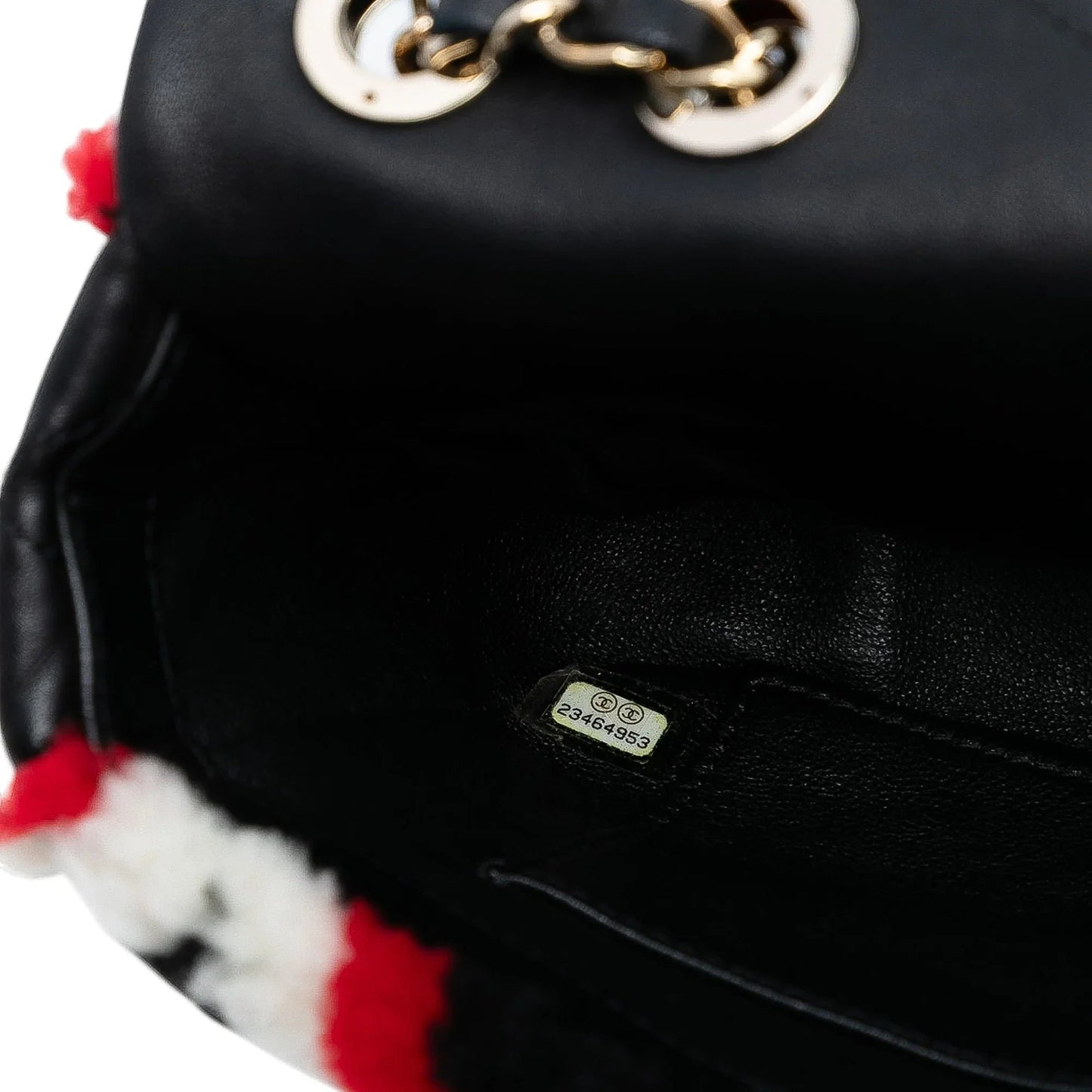 Black Chanel Medium CC Shearling and Lambskin Single Flap Crossbody Bag