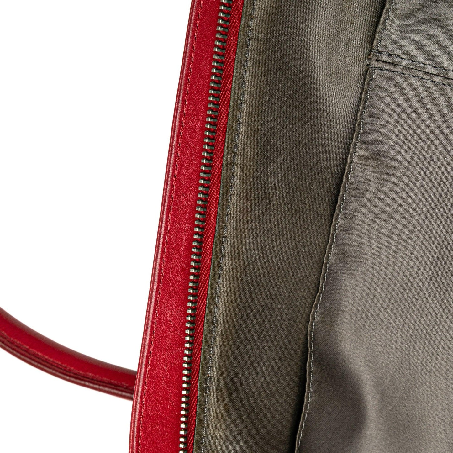 Red Chanel Lambskin Square Stitched Lax Handbag