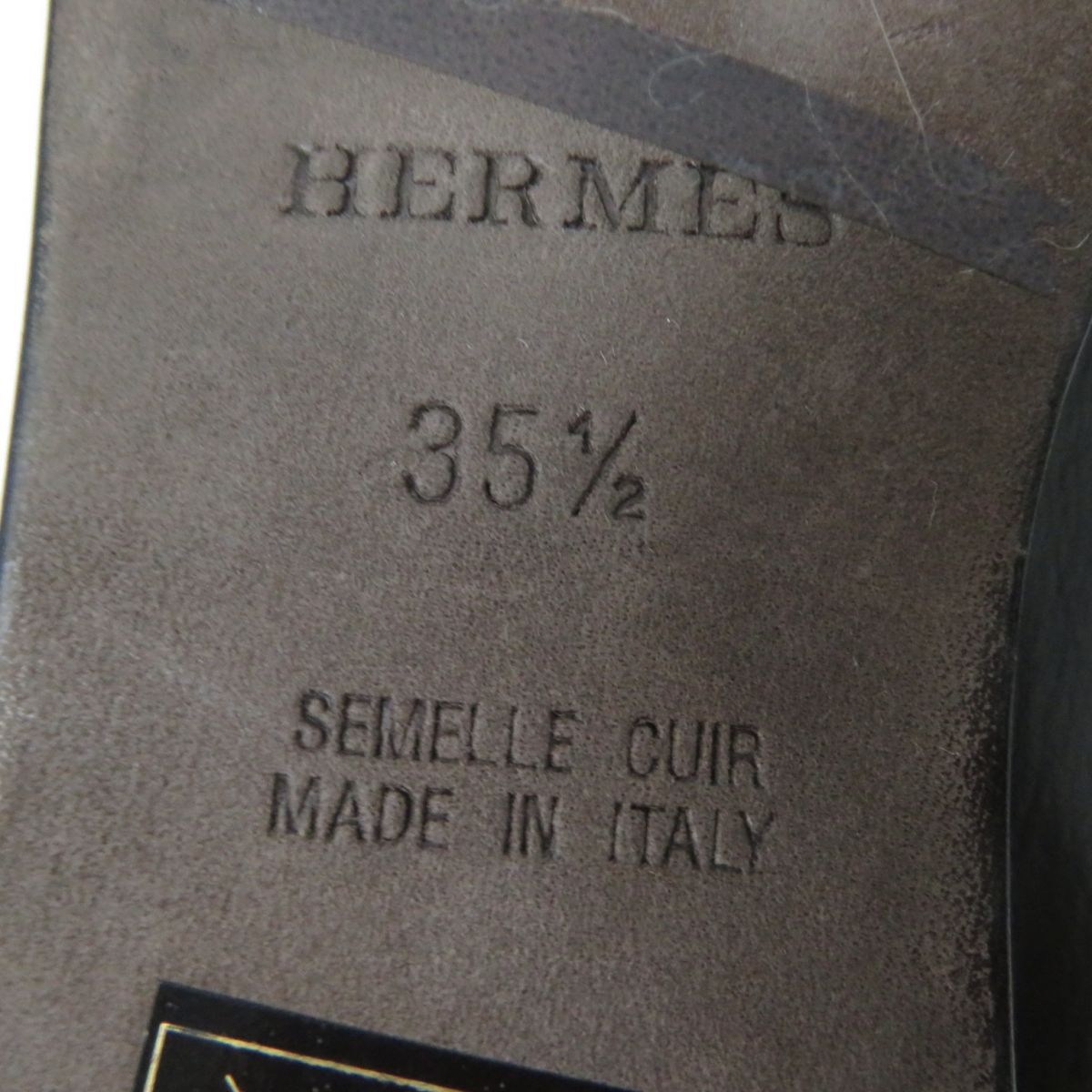 HERMES sneakers Main: Leather black Women 35.5  d