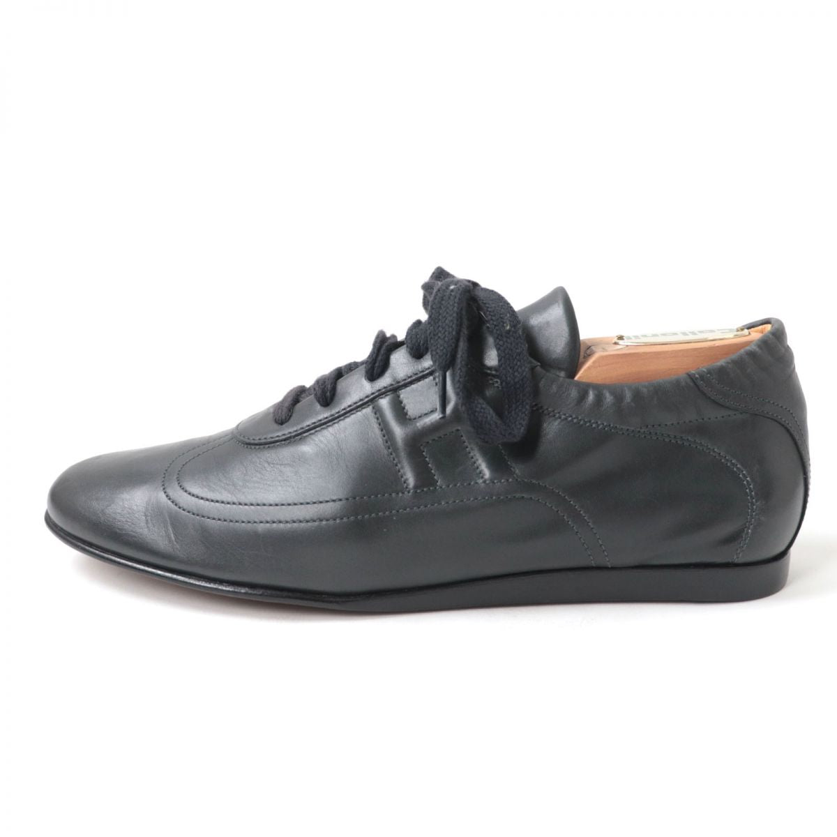 HERMES sneakers Main: Leather black Women 35.5  d