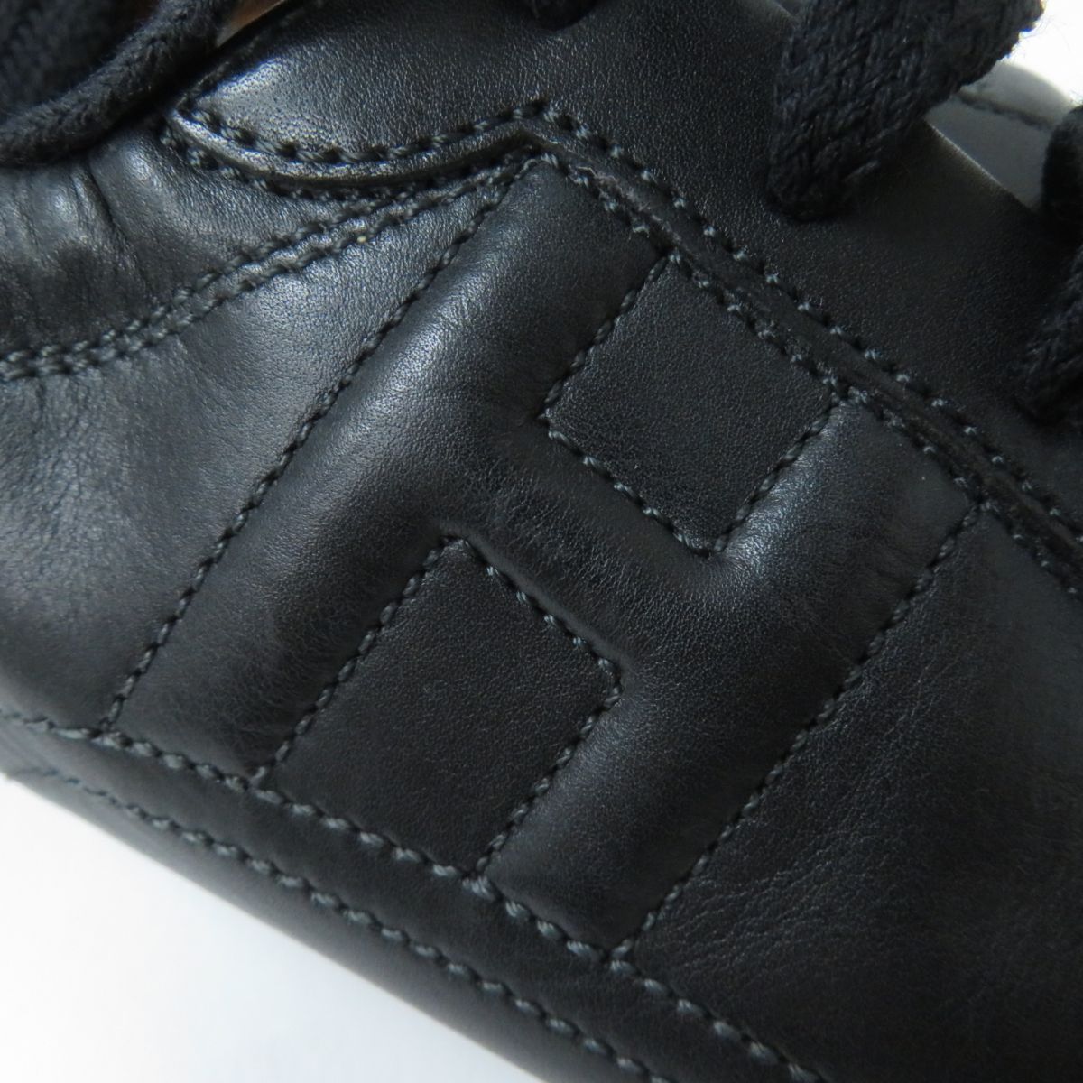 HERMES sneakers Main: Leather black Women 35.5  d