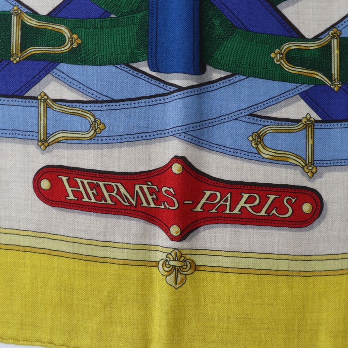 HERMES shawl Main: 70% cashmere, Main: 30% silk multicolor Women  d