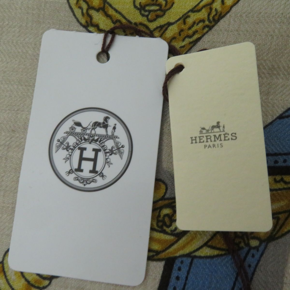 HERMES shawl Main: 70% cashmere, Main: 30% silk multicolor Women  d