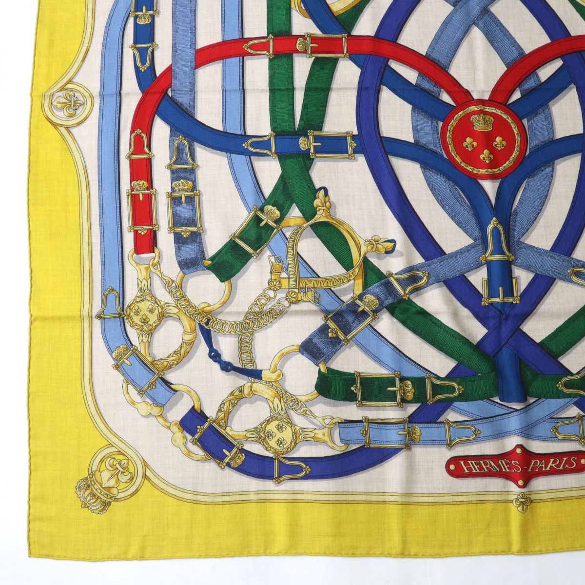 HERMES shawl Main: 70% cashmere, Main: 30% silk multicolor Women  d